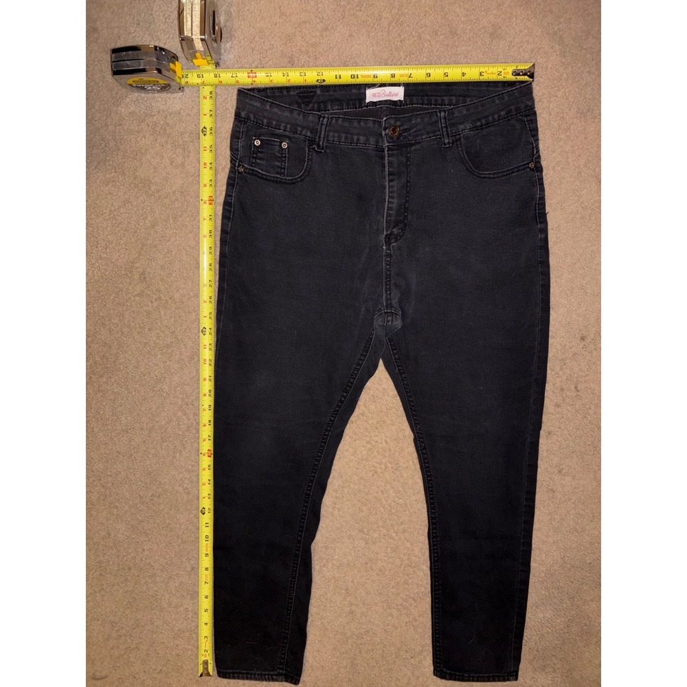 Ruby Rd Black Denim Straight Leg Womens Plus Size 18 Stretch RB-5310X T50-52
